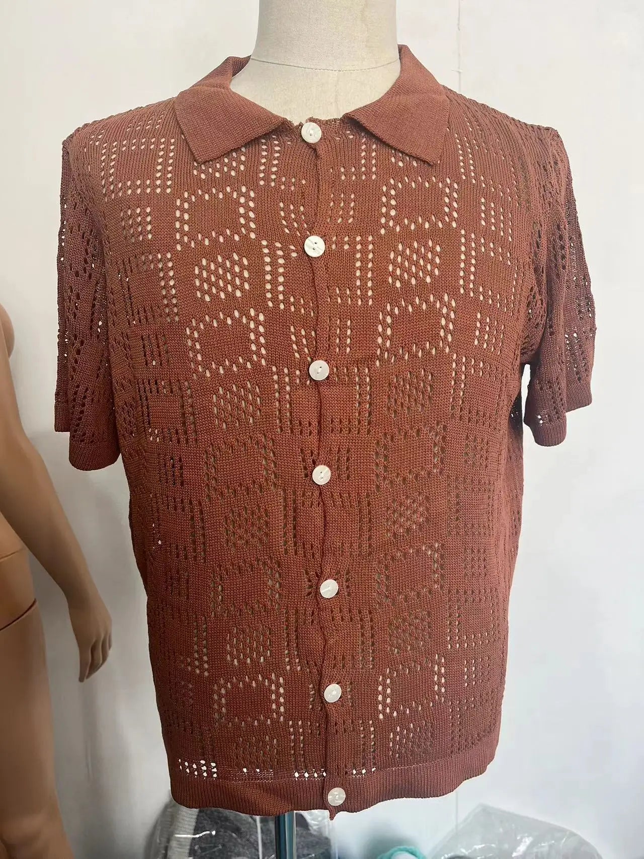 Camisa masculina manga curta