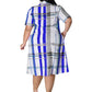 Vestido Plus Size com cinto